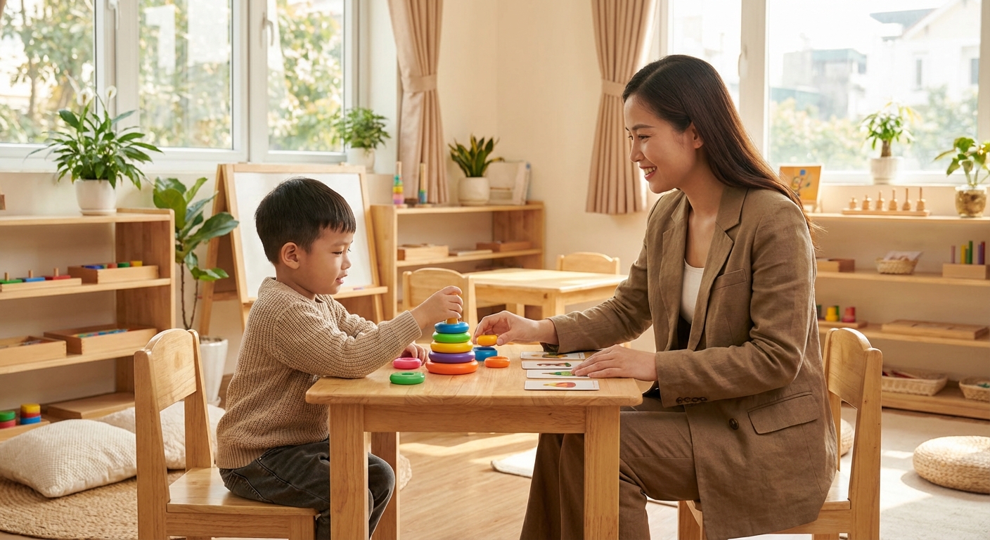 Can thiệp sớm cho trẻ tự kỷ